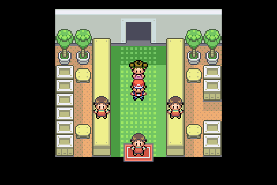 Real in-game mGBA capture of Great Marsh Gate in Pokémon Definitive Build 10.73.1